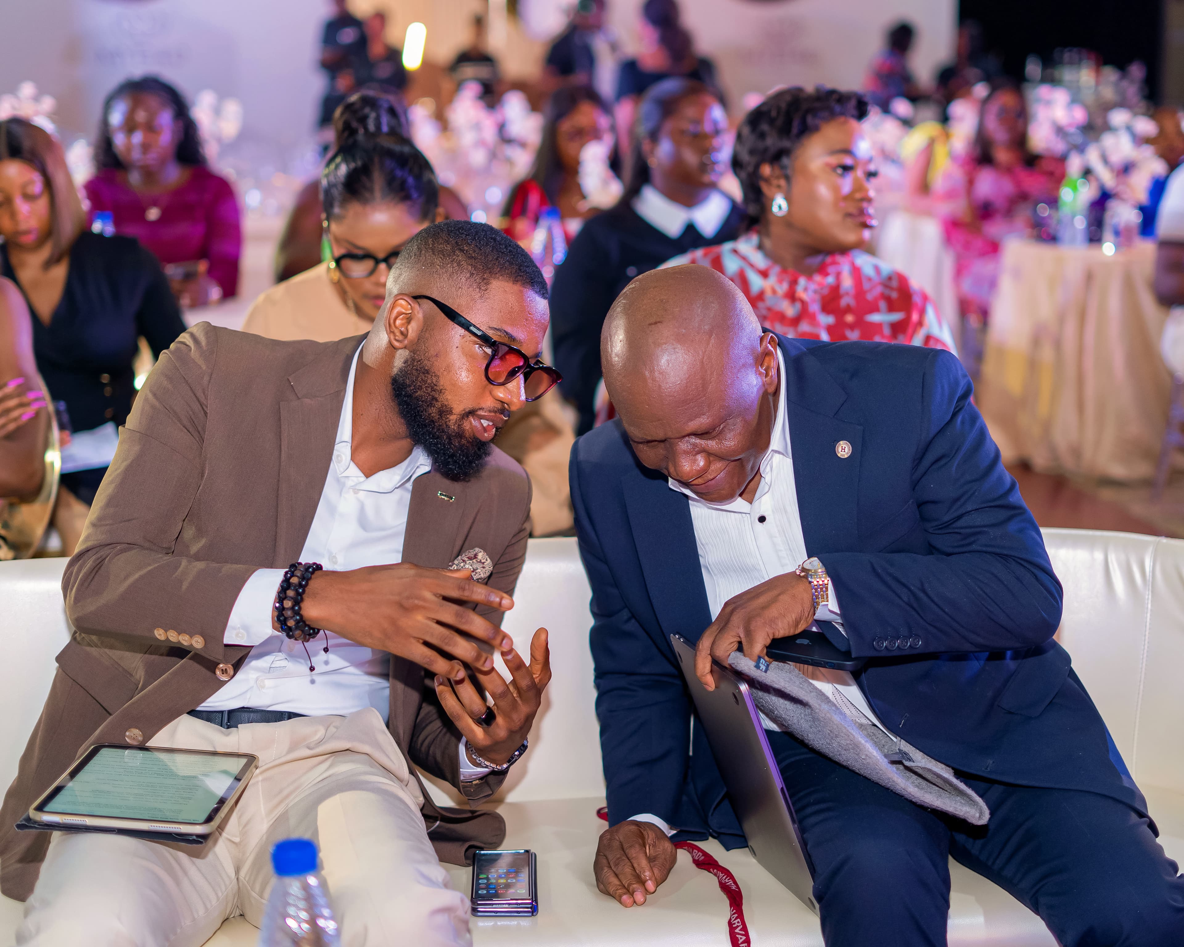 Professionals networking at the MYB exhibition